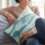 Modern Watercolor Nature Let's The Adventure Begin Decorative Cushion<br><div class="desc">Modern Watercolor Nature Let's The Adventure Begin</div>