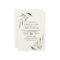 Modern Watercolor Olive Green Leaf Wedding