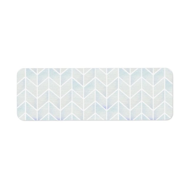 Modern watercolor pastel mint chevron pattern (Front)