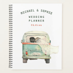 Modern Watercolor Personalised Wedding Planner
