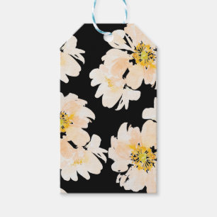 Modern Watercolor Pink Peony floral Gift Tags