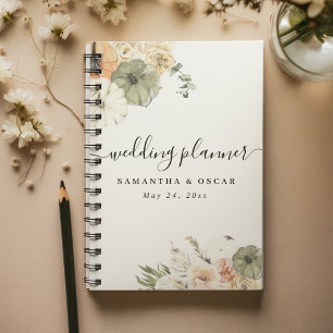 Modern Watercolor Pumpkins & Flowers Planner
