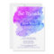 Modern Watercolor Purple Blue Star BAT MITZVAH