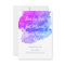 Modern Watercolor Purple Blue Star BAT MITZVAH