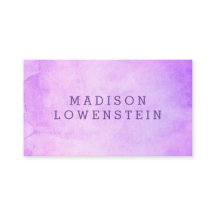 Modern Watercolor Purple Whimsical