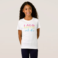 Modern Watercolor Rainbow Love Each Other Hearts