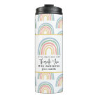 Modern watercolor rainbow teacher thank you gift