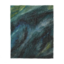Modern Watercolor Universe Hand Painted Galaxy