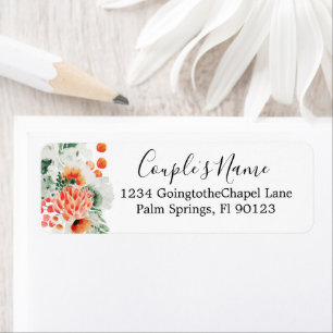 Modern Watercolor Wildflowers Trendy Floral