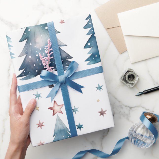 Modern Watercolor  Wrapping Paper (Gifting)