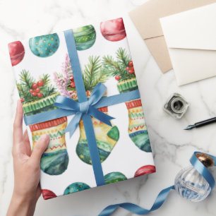 Modern Watercolor Wrapping Paper