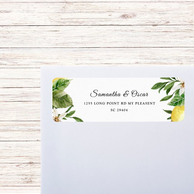 Modern Watercolor Yellow Lemons & Leaf  (Creator Uploaded)