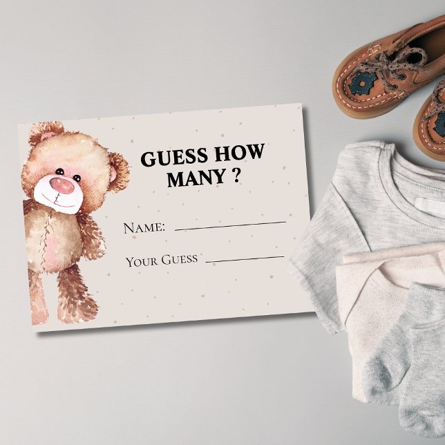 Modern we can nearly wait Guess How Many Game Card (Creator Uploaded)