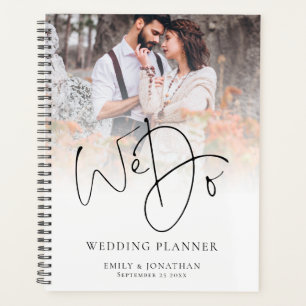 Modern We Do QR Code Photo Overlay Wedding Planner