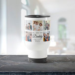 Modern WE LOVE YOU DADDY Square Photo Collage Travel Mug<br><div class="desc">Modern,  personalised Instagram photo collage travel mug for the best dad ever saying "WE LOVE YOU DADDY" and your custom names and year. Perfect gift for Father's day or an awesome holiday / birthday gift. He'll love carrying his favourite people around wherever he goes!</div>