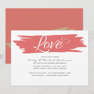 Modern Wedding Anniversary Invites - ANY MILESTONE