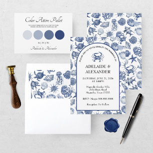 Modern Wedding Attire Dress Code Enclosure Card