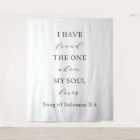 Modern Wedding Backdrop – Song of Solomon 3:4 Quot