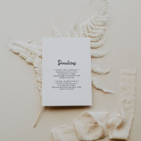Modern Wedding Directions