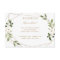 Modern Wedding Geometric Watercolor Greenery Wood