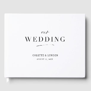 Modern Wedding Guest Book Decor Activity C300