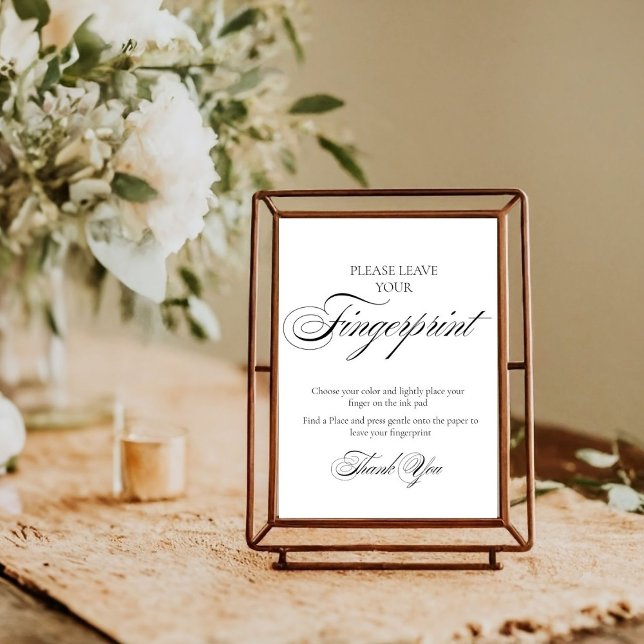 Modern Wedding Guest Tree Fingerprint Sign (Creator Uploaded)