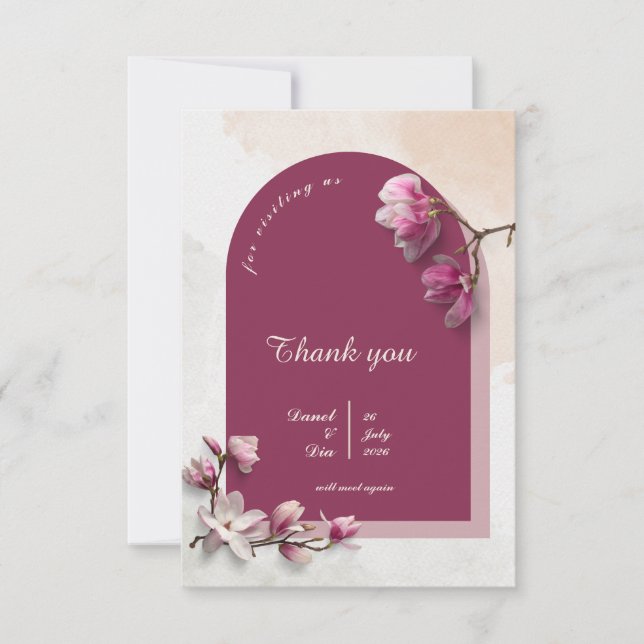 Modern Wedding invitation (Front)