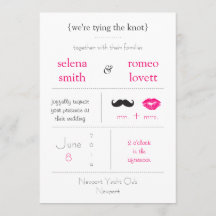 Modern Wedding Invitation