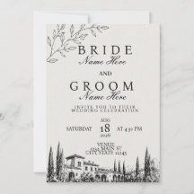 Modern Wedding Invitation