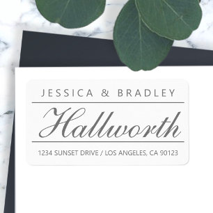 Modern Wedding Invitation (or other occasions) Label