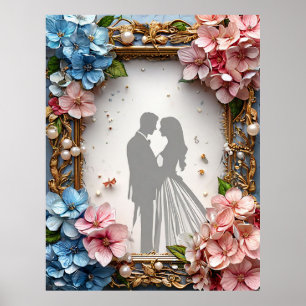 Modern Wedding Invitation Poster