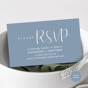 Modern Wedding Invites RSVP Reminder