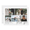 Modern Wedding Photo Collage Thank You