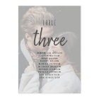 Modern Wedding Photo Seating Chart 