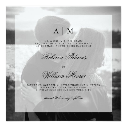 Photo Wedding Invitations & Announcements | Zazzle UK