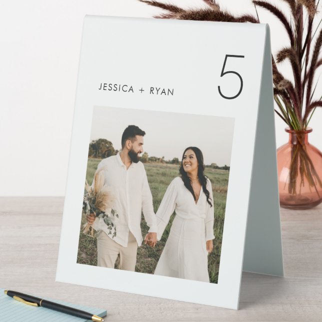 Modern Wedding Photo Table Numbers (In SItu (Table))