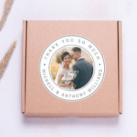 Modern Wedding Photo Thank You