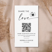 Modern Wedding Photos Share the love QR Code