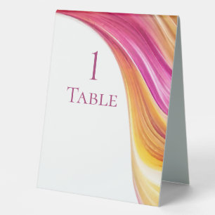 Modern Wedding-Pink Orange Yellow-