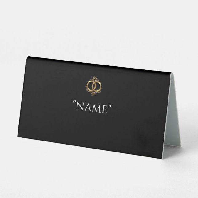 Modern Wedding Place Cards (Front)
