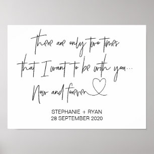 Modern Wedding Reception Welcome Sign