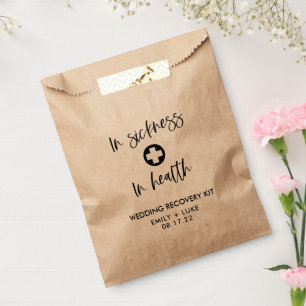 Modern Wedding Recovery IN SICKNESS AND HEALTH  Favour Bags