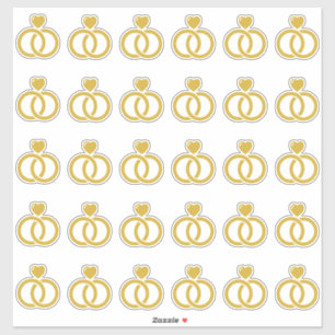 Modern Wedding Ring Kiss-Cut