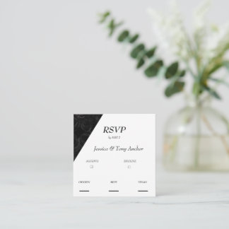 MODERN WEDDING RSVP CARD