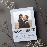 Modern Wedding Save the Date Card Photo Magnet<br><div class="desc">Modern save the date cards for you upcoming wedding! Perfect design for a magnet. Look for other items in this collection!</div>