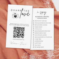Modern Wedding Share the love QR CODE