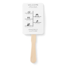 Modern Wedding Timeline Photo Program 