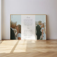 Modern Wedding Vows Minimalistic Script 2-Photo