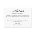 Modern Wedding Welcome Gift Bag Basket