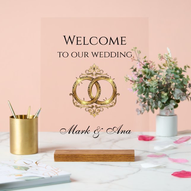 Modern Wedding Welcome Sign (Wedding)